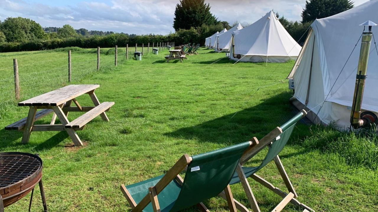 Home Farm Radnage Glamping Bell Tent 2, With Log Burner And Fire Pit Екстериор снимка