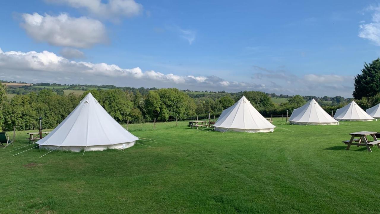 Home Farm Radnage Glamping Bell Tent 2, With Log Burner And Fire Pit Екстериор снимка